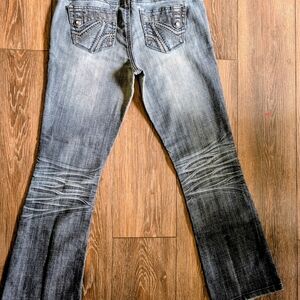 Almost Famous Gray Flare Jeans